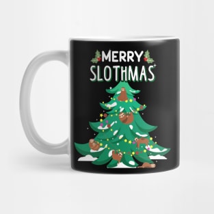 Merry Slothmas Ugly Christmas Sweatshirt Mug